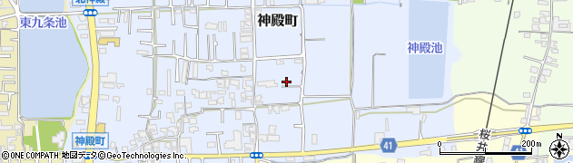 奈良県奈良市神殿町122周辺の地図