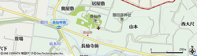 愛知県田原市六連町居屋敷24周辺の地図