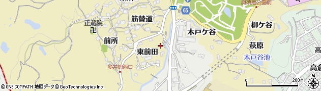 兵庫県神戸市須磨区多井畑東前田16周辺の地図