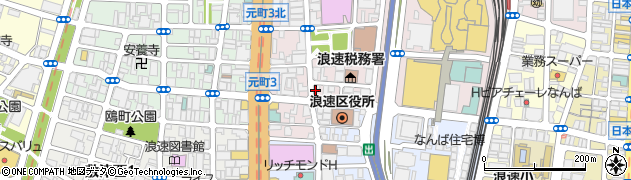 じゃんぼ総本店　浪速区役所前店周辺の地図