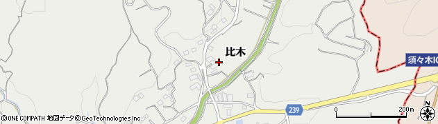 静岡県御前崎市比木1684周辺の地図