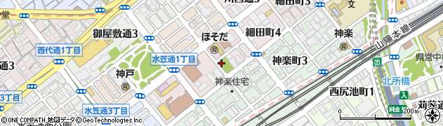 細田町公園周辺の地図