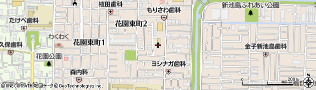 ｅｆＮａｉｌ　東花園店周辺の地図