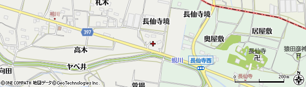 愛知県田原市相川町長仙寺境31周辺の地図