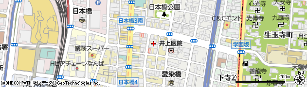 大阪府大阪市浪速区日本橋4丁目2周辺の地図