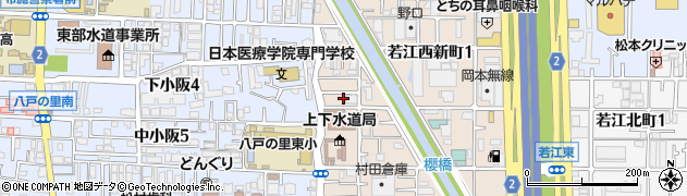 東大阪総合労働相談コーナー周辺の地図