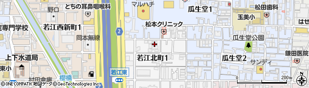 株式会社日医工オオサカ周辺の地図