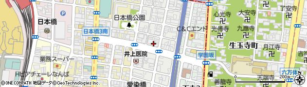 大阪府大阪市浪速区日本橋東1丁目11周辺の地図