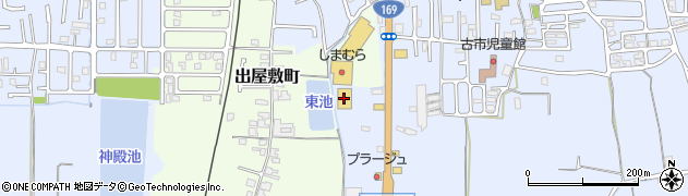 西松屋奈良古市店周辺の地図