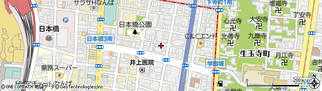 大阪府大阪市浪速区日本橋東1丁目11-17周辺の地図