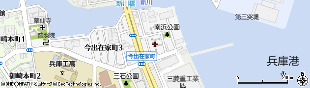 兵庫県神戸市兵庫区今出在家町1丁目4-3周辺の地図