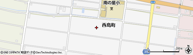 静岡県浜松市中央区西島町周辺の地図