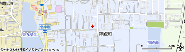 奈良県奈良市神殿町392周辺の地図