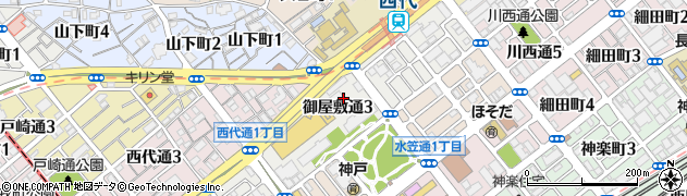 山陽電気鉄道株式会社　経営統括本部・総務・広報担当周辺の地図