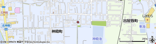 奈良県奈良市神殿町184周辺の地図