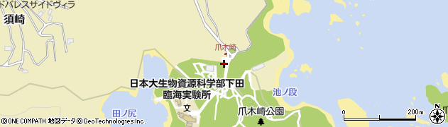 静岡県下田市須崎1237周辺の地図