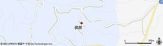 奈良県山辺郡山添村伏拝685周辺の地図
