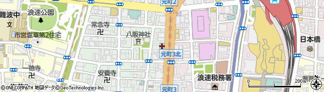 東横ＩＮＮ大阪なんば西周辺の地図