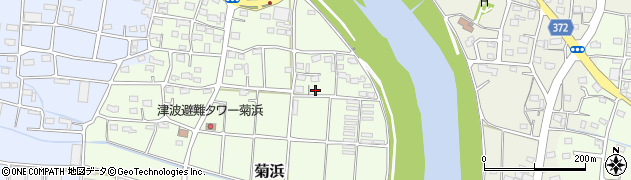 静岡県掛川市菊浜周辺の地図