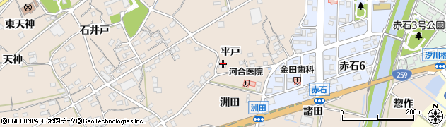 愛知県田原市加治町平戸49周辺の地図