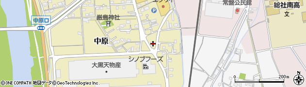 岡山県総社市中原378周辺の地図