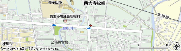 岡山県岡山市東区西大寺松崎周辺の地図