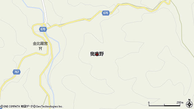 〒518-0211 三重県伊賀市奥鹿野の地図