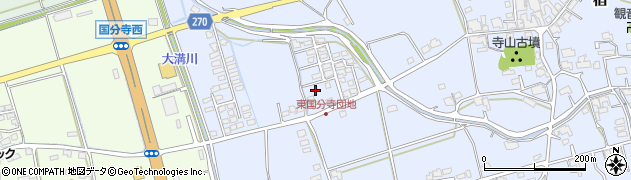 岡山県総社市宿1288-6周辺の地図
