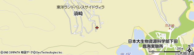 静岡県下田市須崎1330周辺の地図