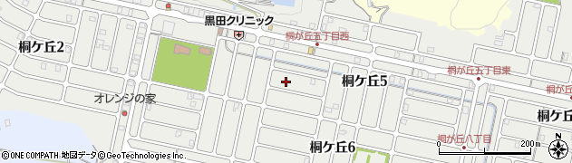 三重県伊賀市桐ケ丘周辺の地図