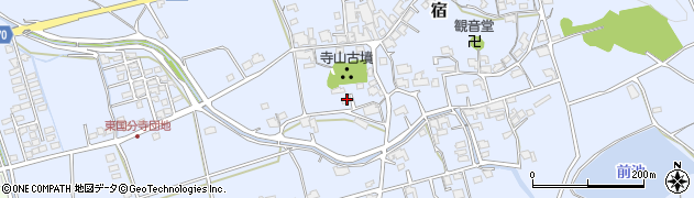 岡山県総社市宿601周辺の地図
