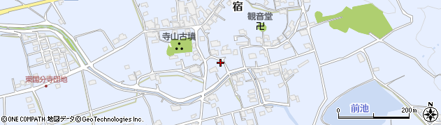 岡山県総社市宿590周辺の地図