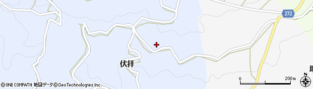 奈良県山辺郡山添村伏拝754周辺の地図