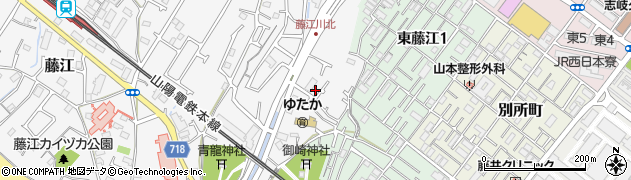 兵庫県明石市藤江（川添）周辺の地図