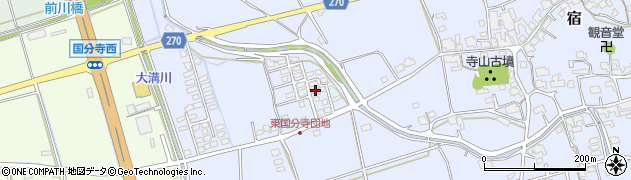 岡山県総社市宿1281周辺の地図