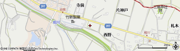 愛知県田原市相川町西野96周辺の地図