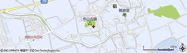 岡山県総社市宿600周辺の地図