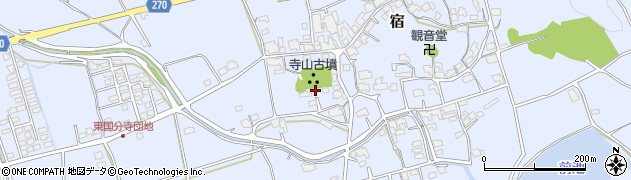 岡山県総社市宿610周辺の地図