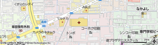 ホームセンターコーナン高柳店周辺の地図