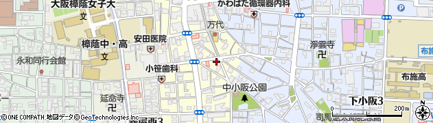 大阪シティ信用金庫小阪駅前支店周辺の地図