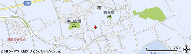 岡山県総社市宿719周辺の地図