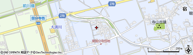 岡山県総社市宿1290周辺の地図