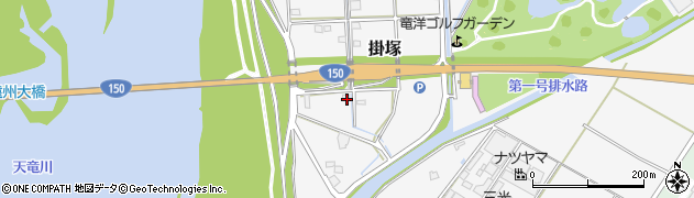 静岡県磐田市掛塚1880周辺の地図