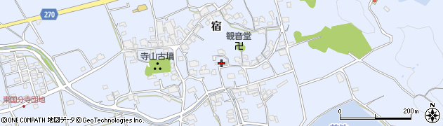 岡山県総社市宿724周辺の地図