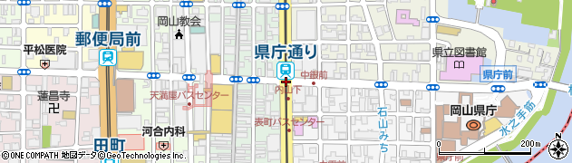県庁通り駅周辺の地図