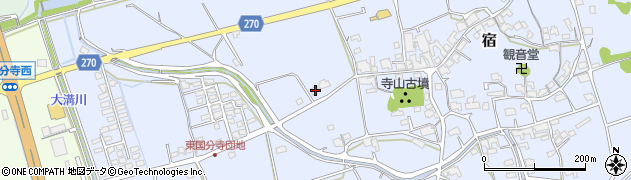 岡山県総社市宿442周辺の地図