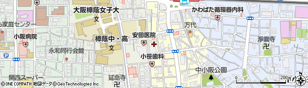 大阪府東大阪市小阪本町1丁目8周辺の地図