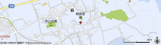 岡山県総社市宿736周辺の地図