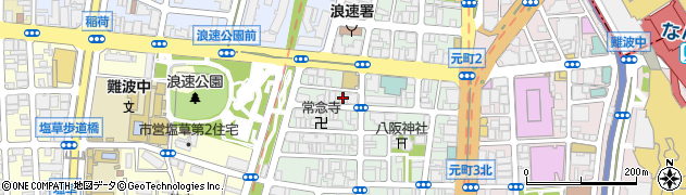 東方ホテルなんば元町周辺の地図