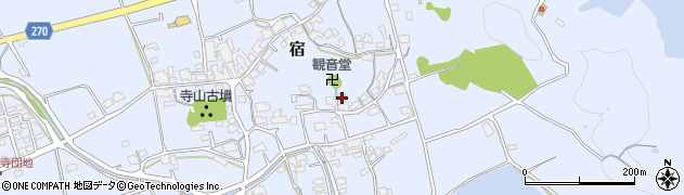 岡山県総社市宿737周辺の地図